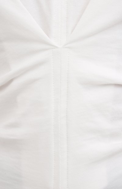Хлопковая футболка ISABEL MARANT белого цвета по цене 37650 руб., арт. TS0788-21E033I/S0Y0NA, фото 5 Хлопковая футболка ISABEL MARANT, арт. TS0788-21E033I/S0Y0NA, фото 5