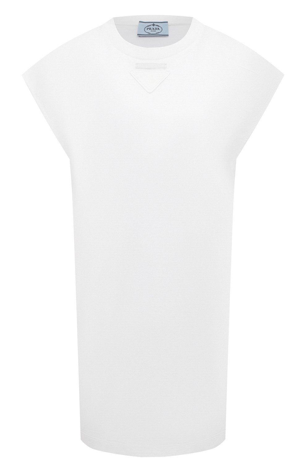 Хлопковая футболка PRADA, арт. 3556A-1Y98-F0009-212, фото 1
