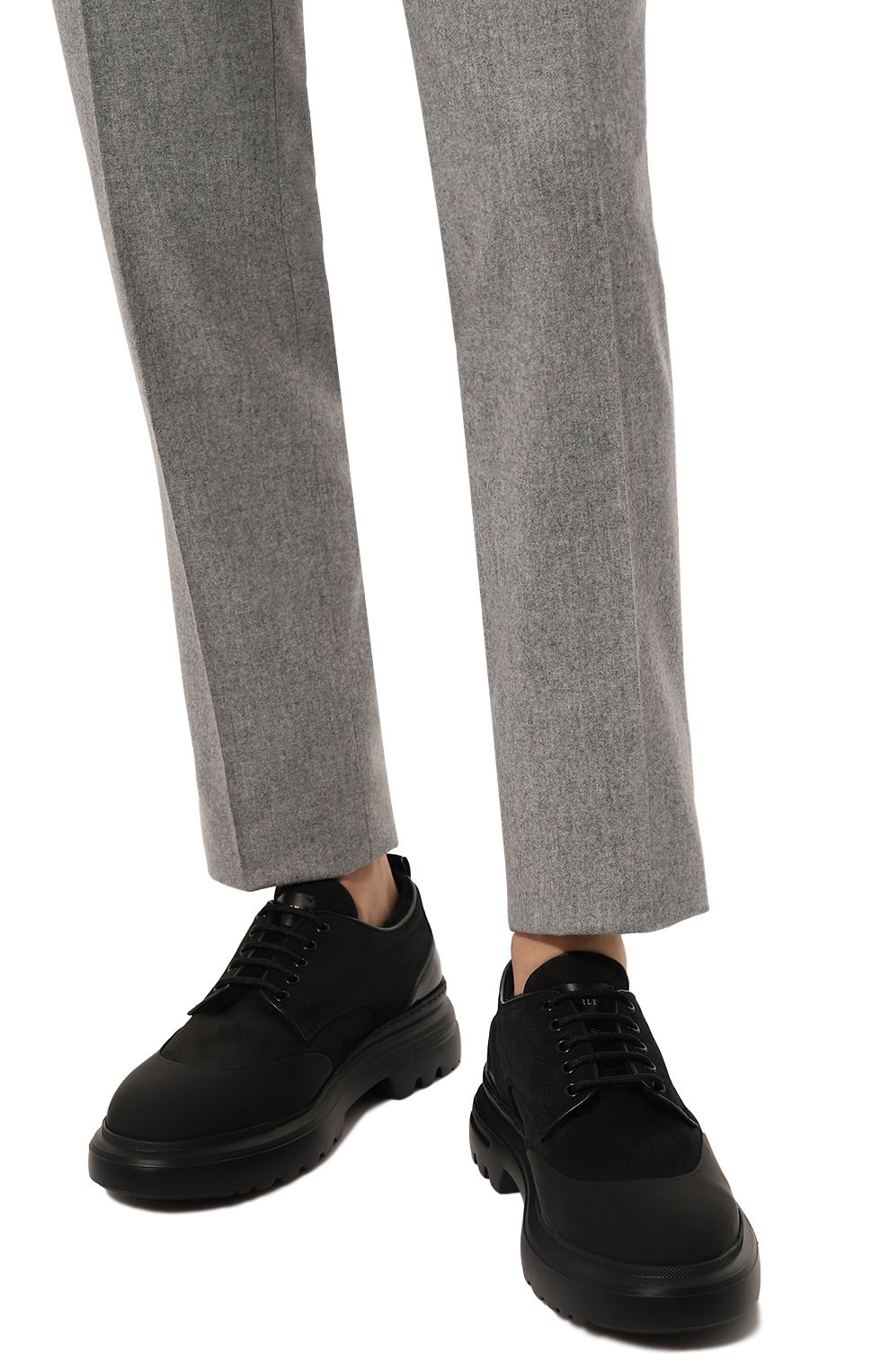 Замшевые дерби CAMERLENGO, арт. 16624/NER0, фото 3