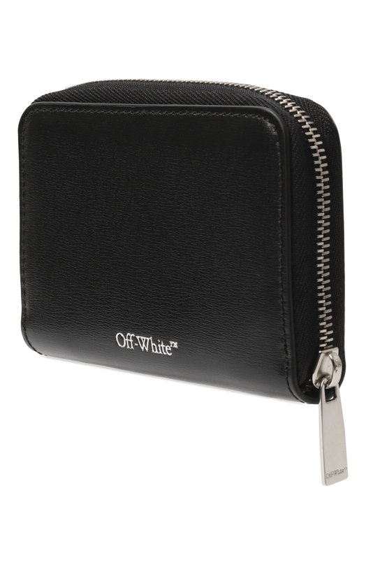 Кожаный кошелек Off-White 0WNK001C99LEA001 Чёрный  0WNK001C99LEA001 Фото 2