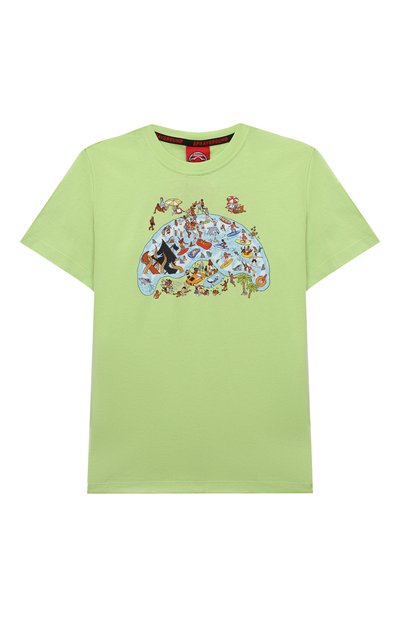 Хлопковая футболка SPRAYGROUND, арт. SPY1024LIME, фото 1