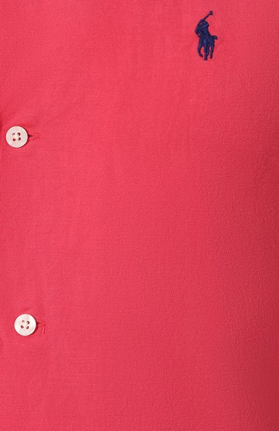 Рубашка из смеси льна и хлопка POLO RALPH LAUREN фуксия цвета по цене 16650 руб., арт. 710742190, фото 5 Рубашка из смеси льна и хлопка POLO RALPH LAUREN, арт. 710742190, фото 5