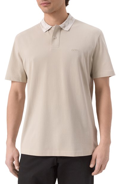 Хлопковое поло BOSS ORANGE, арт. 50537212, фото 3