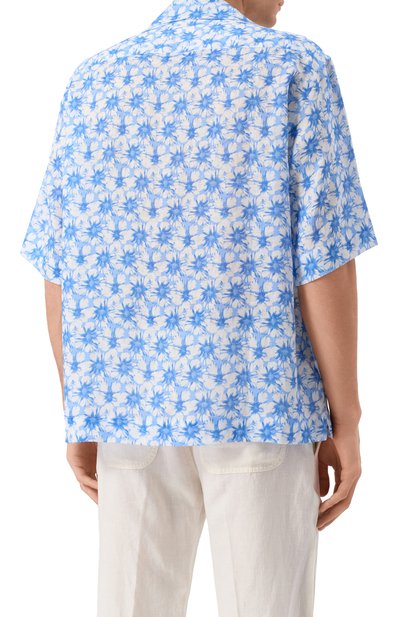 Л�ьняная рубашка KITON, арт. UMC028H0924701, фото 4