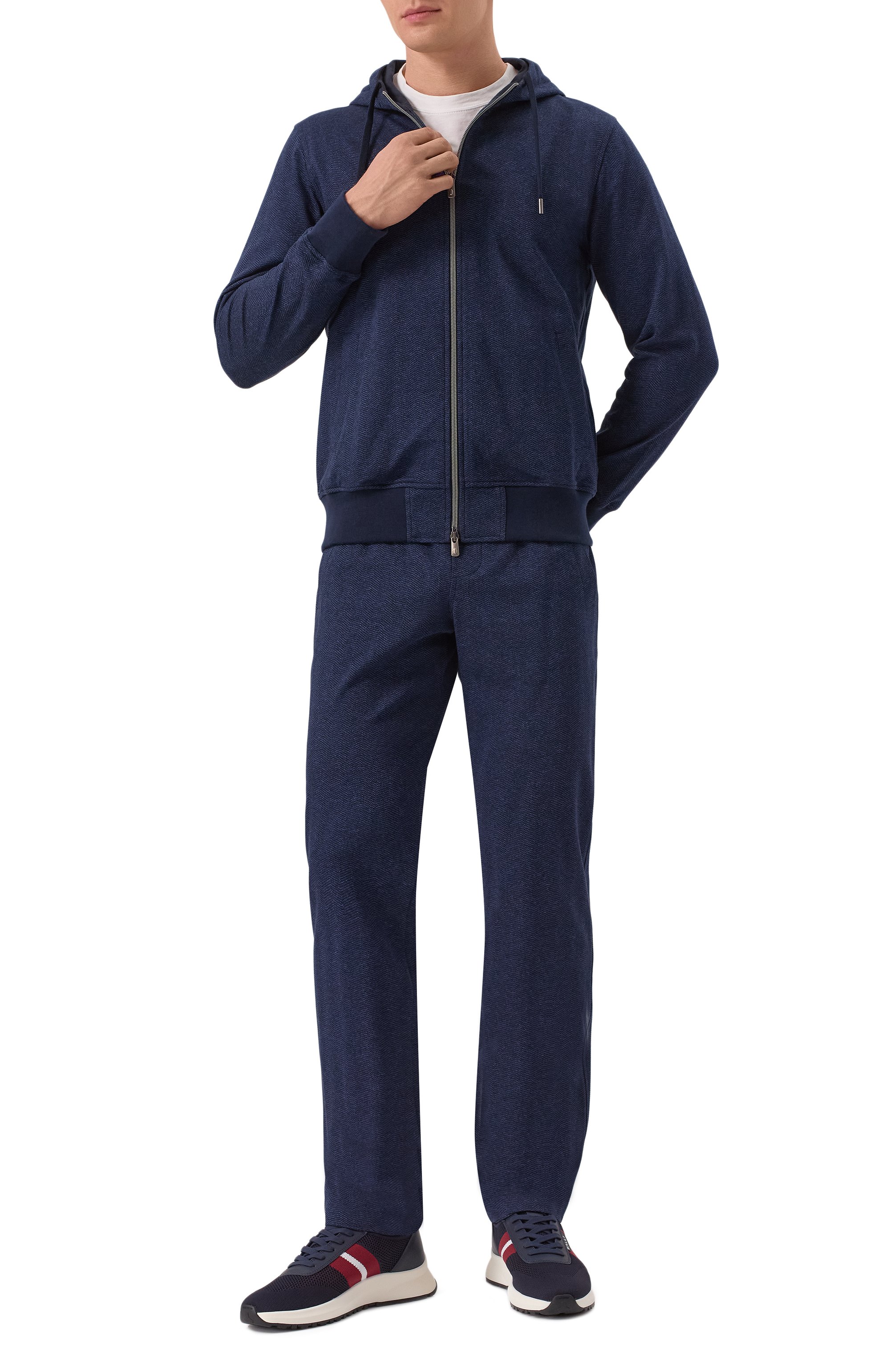 Комбинированные кроссовки outline BALLY, арт. MSK0CF/TE078, фото 2