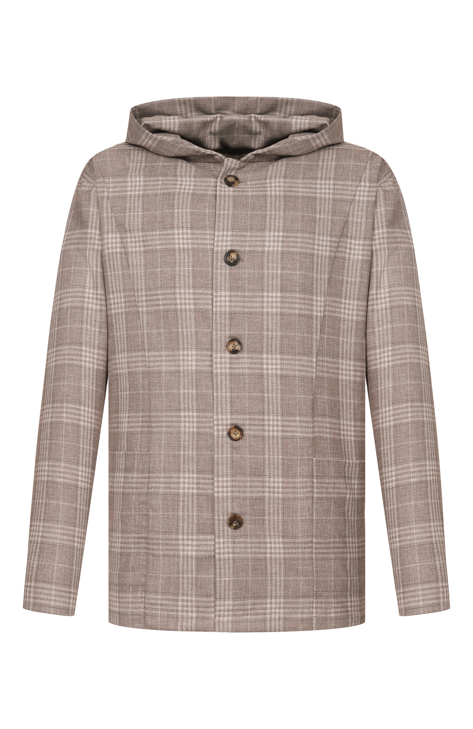 Шерстяная рубашка KITON, арт. UMCLUCAK0624E05, фото 1