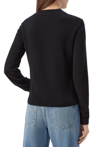 Кардиган из шерсти и кашемира ELLYME черного цвета по цене 18900 руб., арт. 00346, фото 4 Кардиган из шерсти и кашемира ELLYME, арт. 00346, фото 4