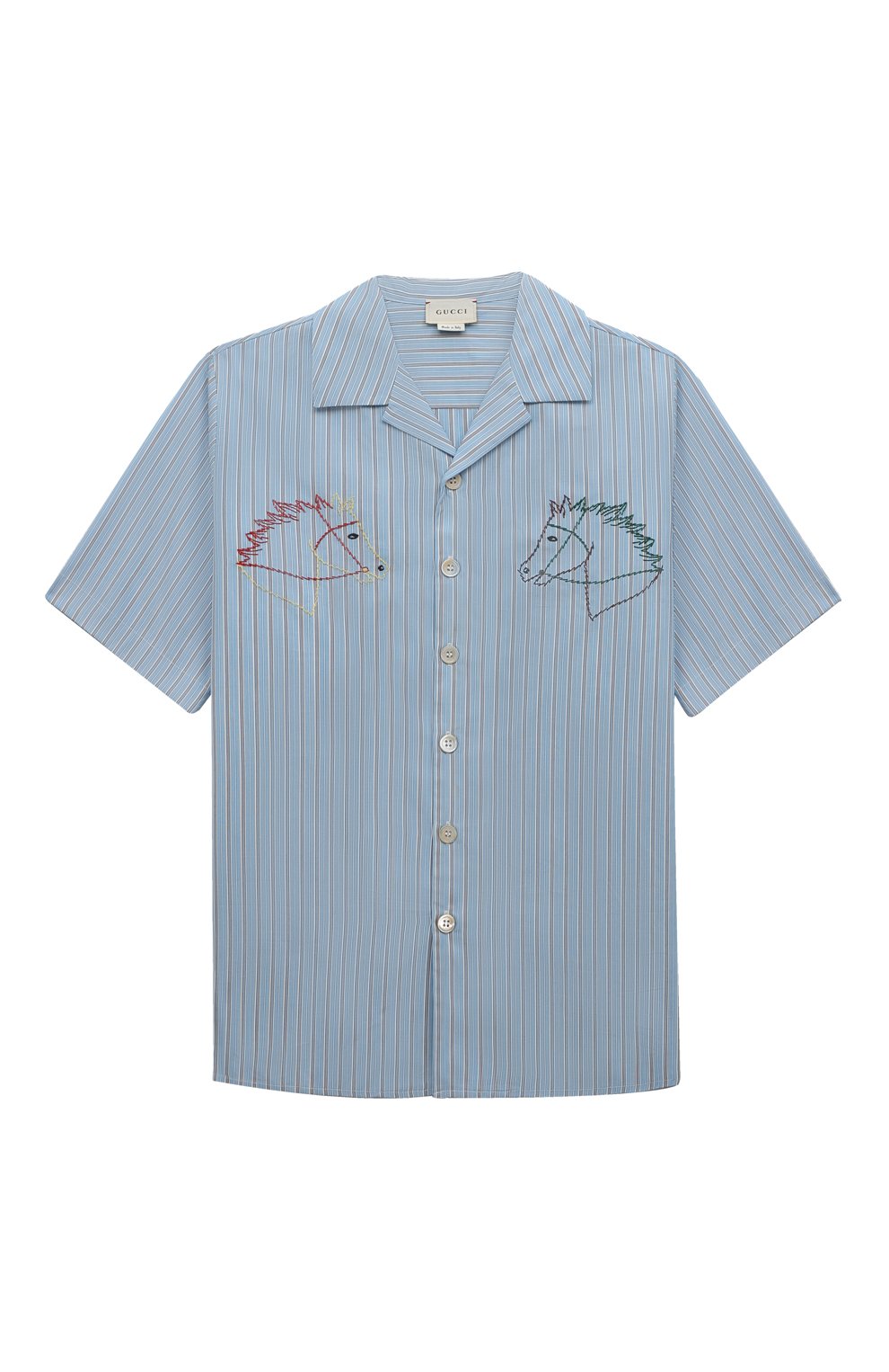 Хлопковая рубашка GUCCI, арт. 591634 XWAHW, фото 1