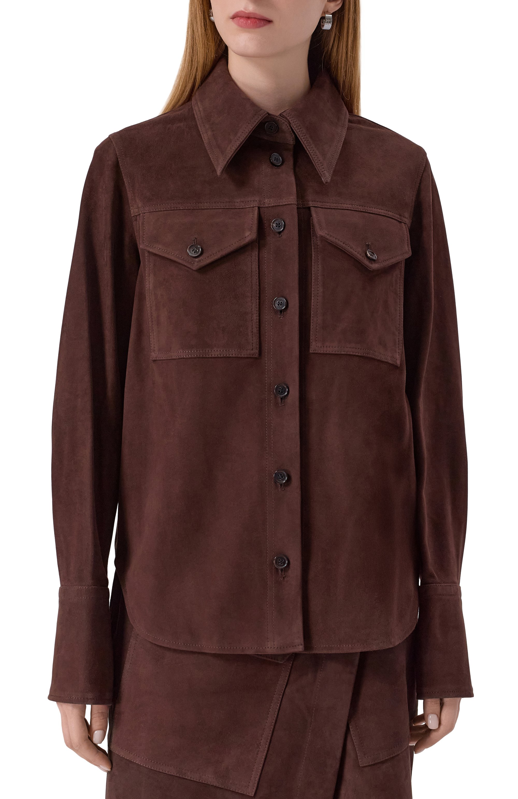 Замшевая рубашка CO, арт. 1808AGS-PF25, фото 3