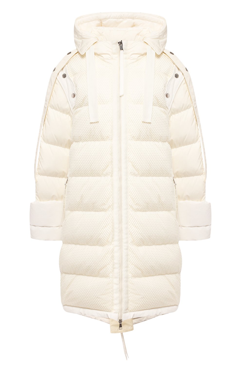 Пуховик 2 moncler 1952 x valextra MONCLER GENIUS белого цвета по цене 155000 руб., арт. E2-093-49892-80-C0122, фото 1 Пуховик 2 moncler 1952 x valextra MONCLER GENIUS, арт. E2-093-49892-80-C0122, фото 1