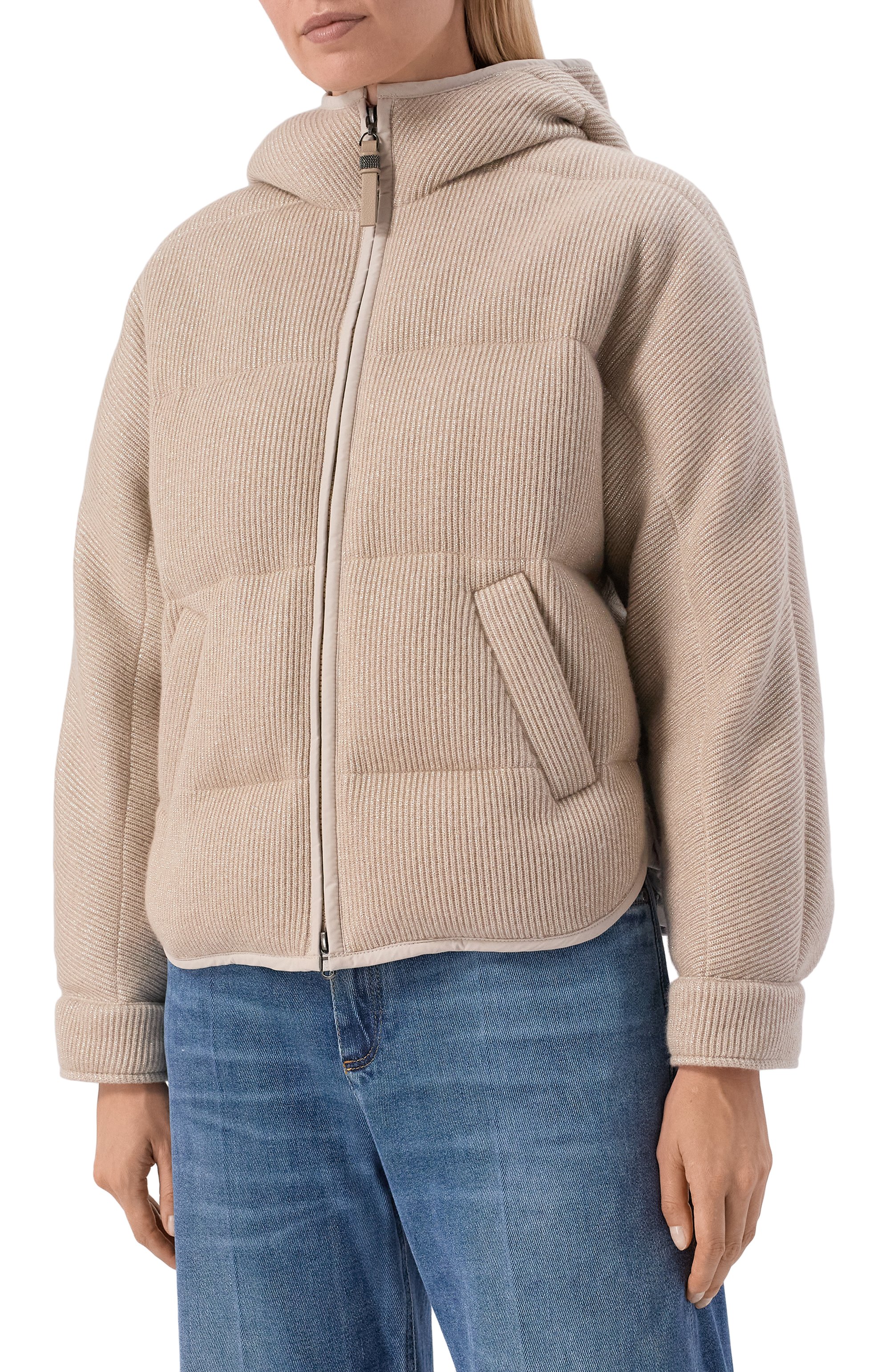 Кашемировый пуховик BRUNELLO CUCINELLI, арт. M01ET7728, фото 3