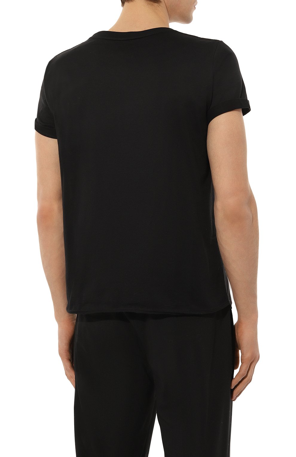 Хлопковая футболка SAINT LAURENT, арт. 464572YB2DQ, фото 4
