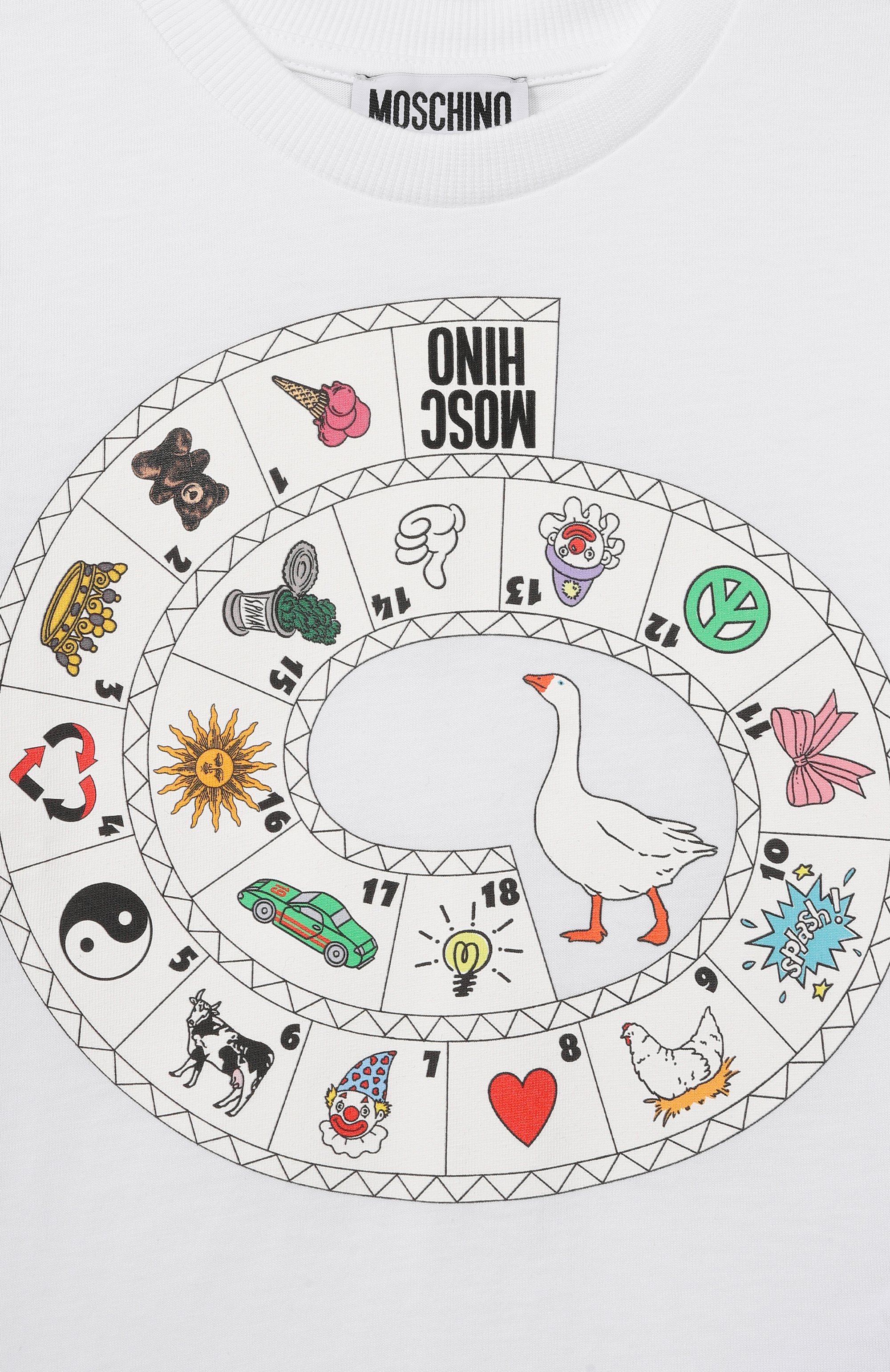 Хлопковая футболка MOSCHINO, арт. HYM058/LAA02_001, фото 3