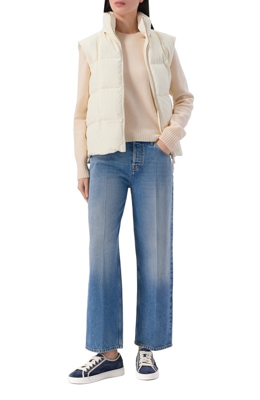 Замшевые кеды Santoni WBGG61468PNNTEYD Синий  WBGG61468PNNTEYD Фото 3