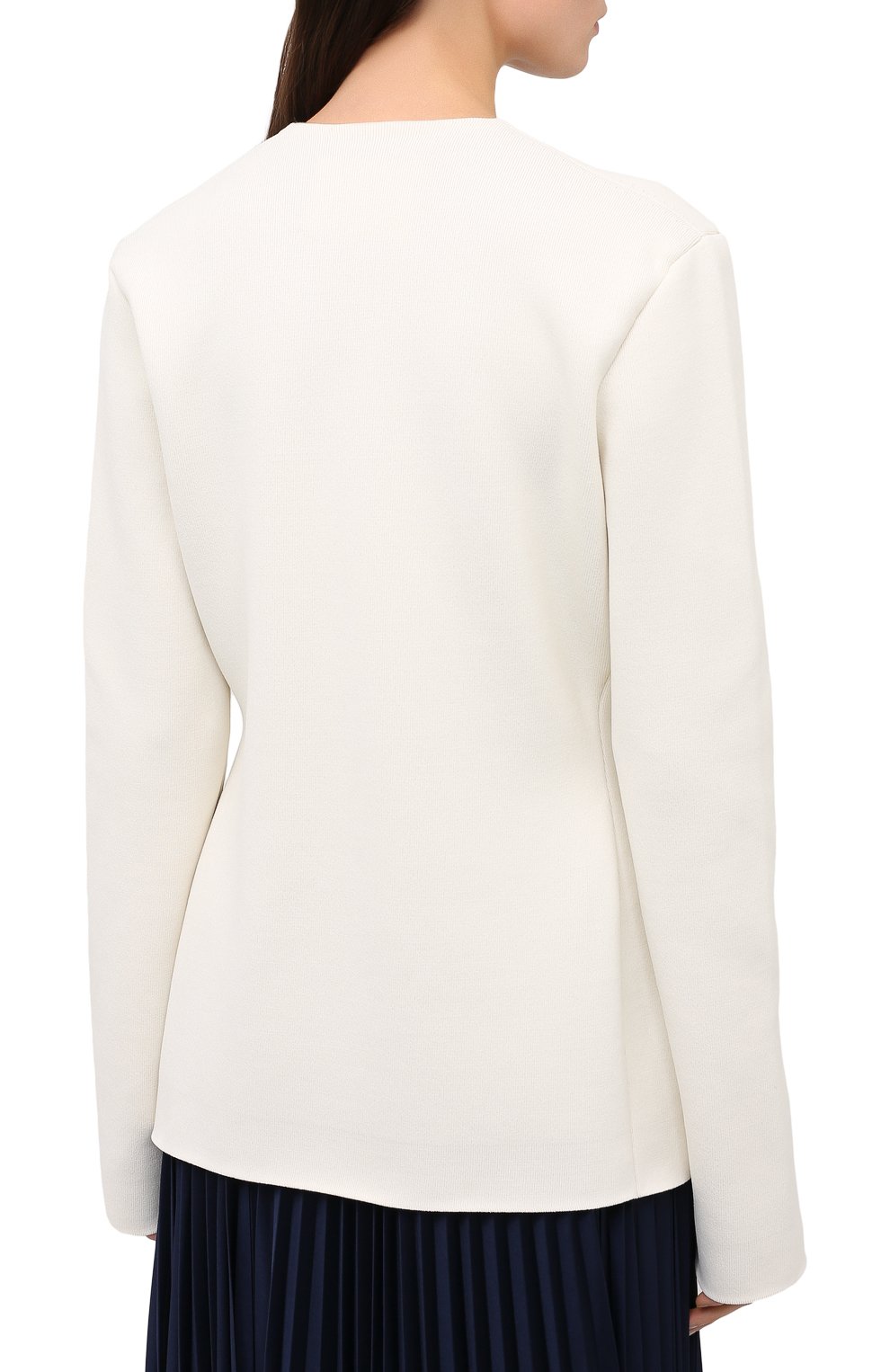 Кардиган из шерсти и вискозы JIL SANDER, арт. JSPR754083-WRY39038, фото 4