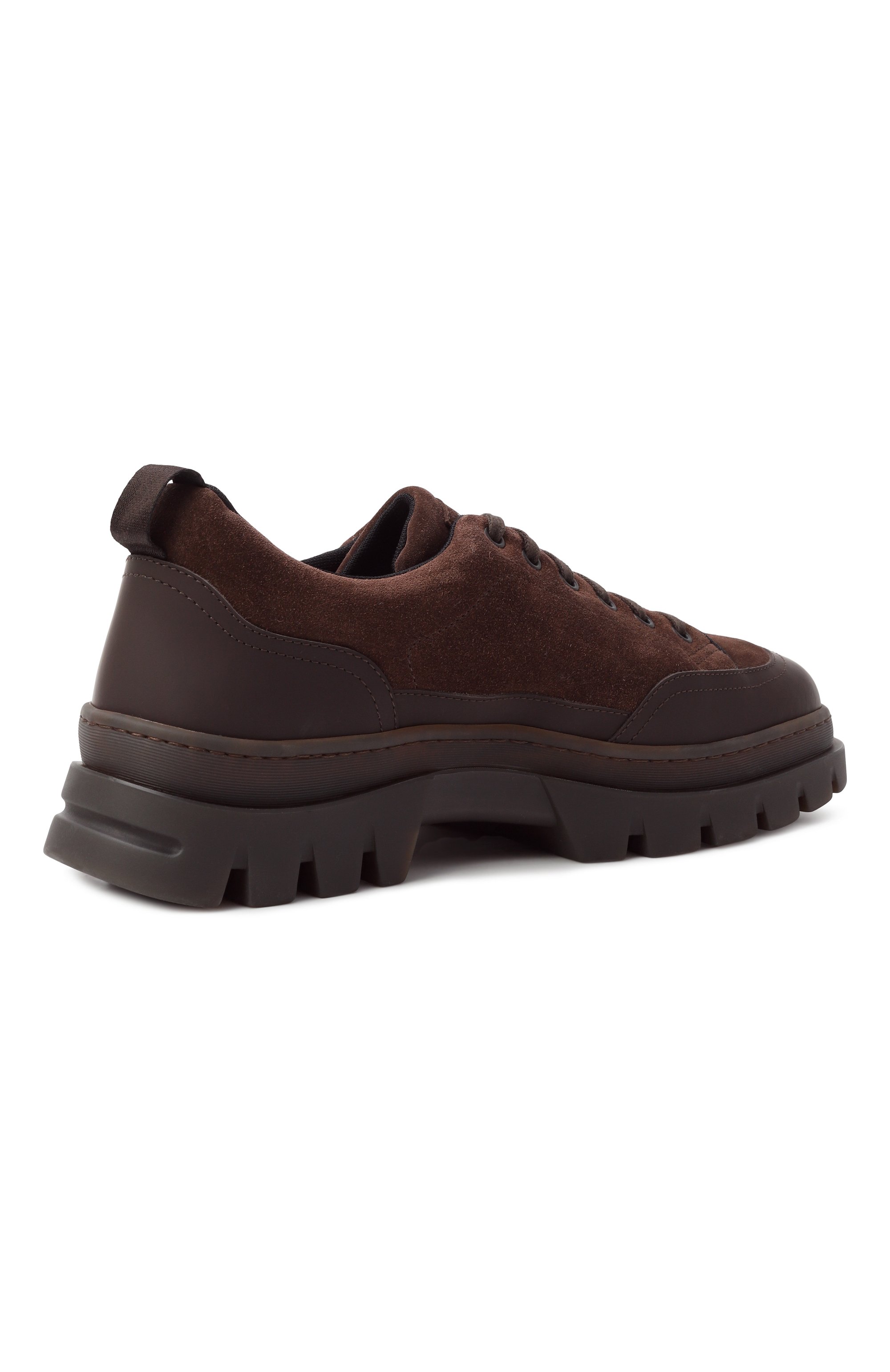 Замшевые ботинки H`D`S`N BARACCO темно-коричневого цвета по цене 59050 руб., арт. 83203.14*, фото 5 Замшевые ботинки H`D`S`N BARACCO, арт. 83203.14*, фото 5