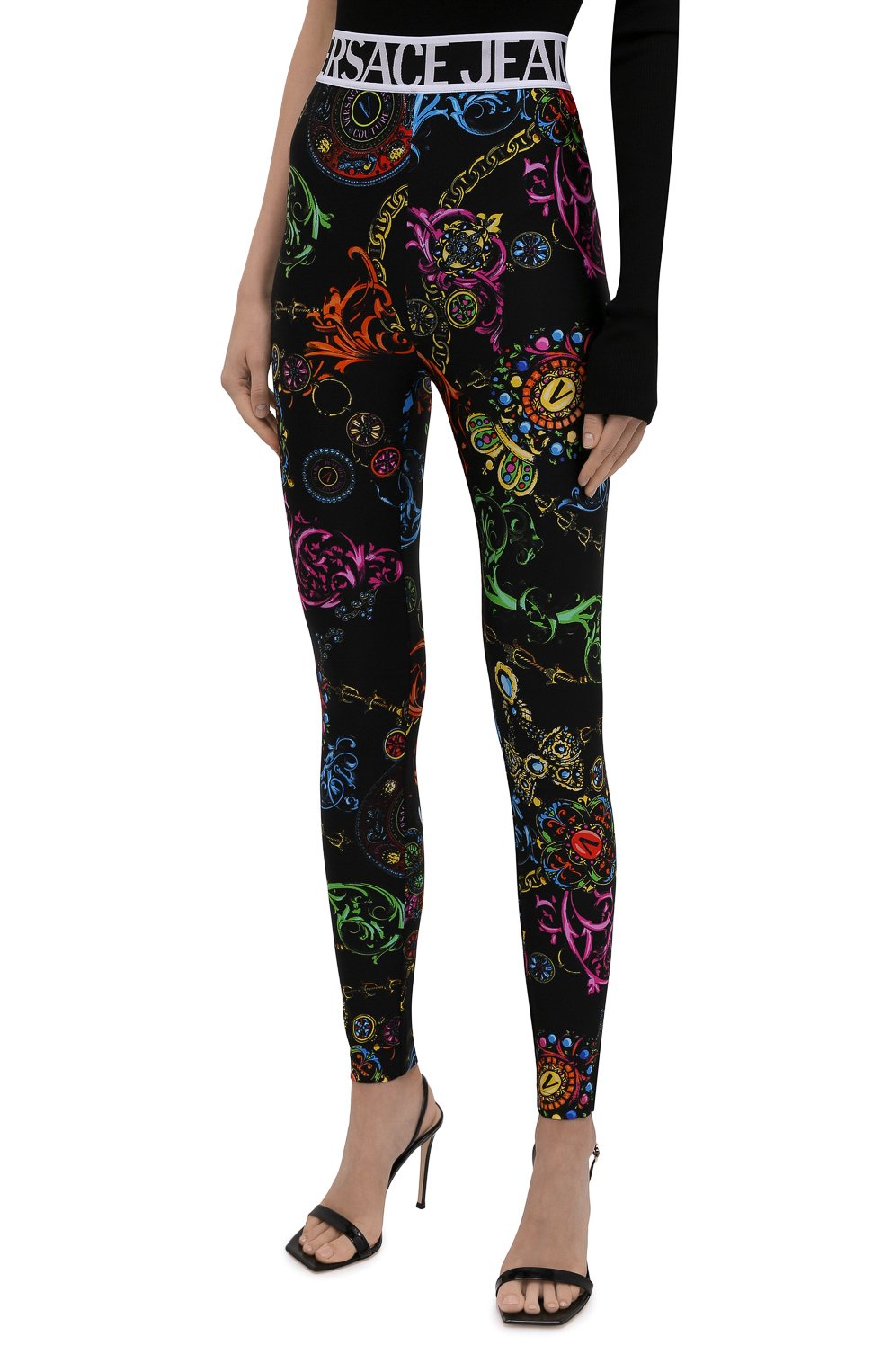 Легинсы VERSACE JEANS COUTURE, арт. 71HAC101-71DP101 LYCRA ST PRINT/JS008, фото 3
