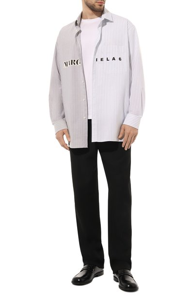 Хлопковая рубашка MM6, арт. S52DL0216/S76458, фото 2