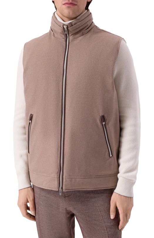 Пуховый жилет Brunello Cucinelli MM4701656 Бежевый  MM4701656 Фото 3