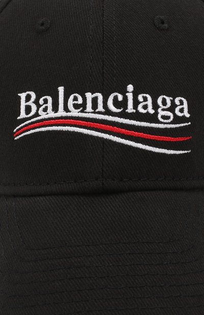 Хлопковая бейсболка с логотипом бренда BALENCIAGA, арт. 505985/410B7, фото 3
