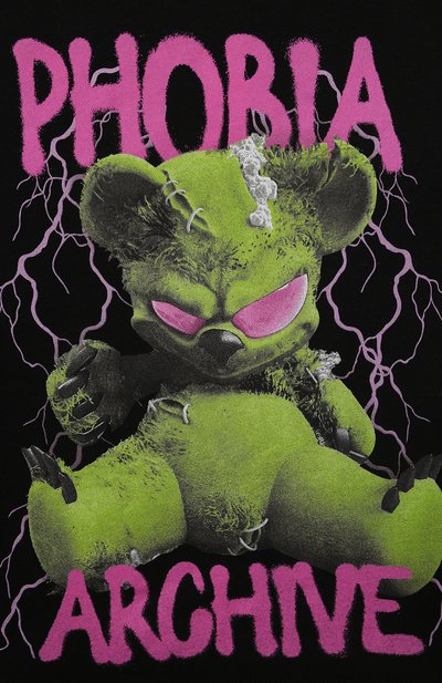 Хлопковая футболка PHOBIA ARCHIVE, арт. PHK00669, фото 3