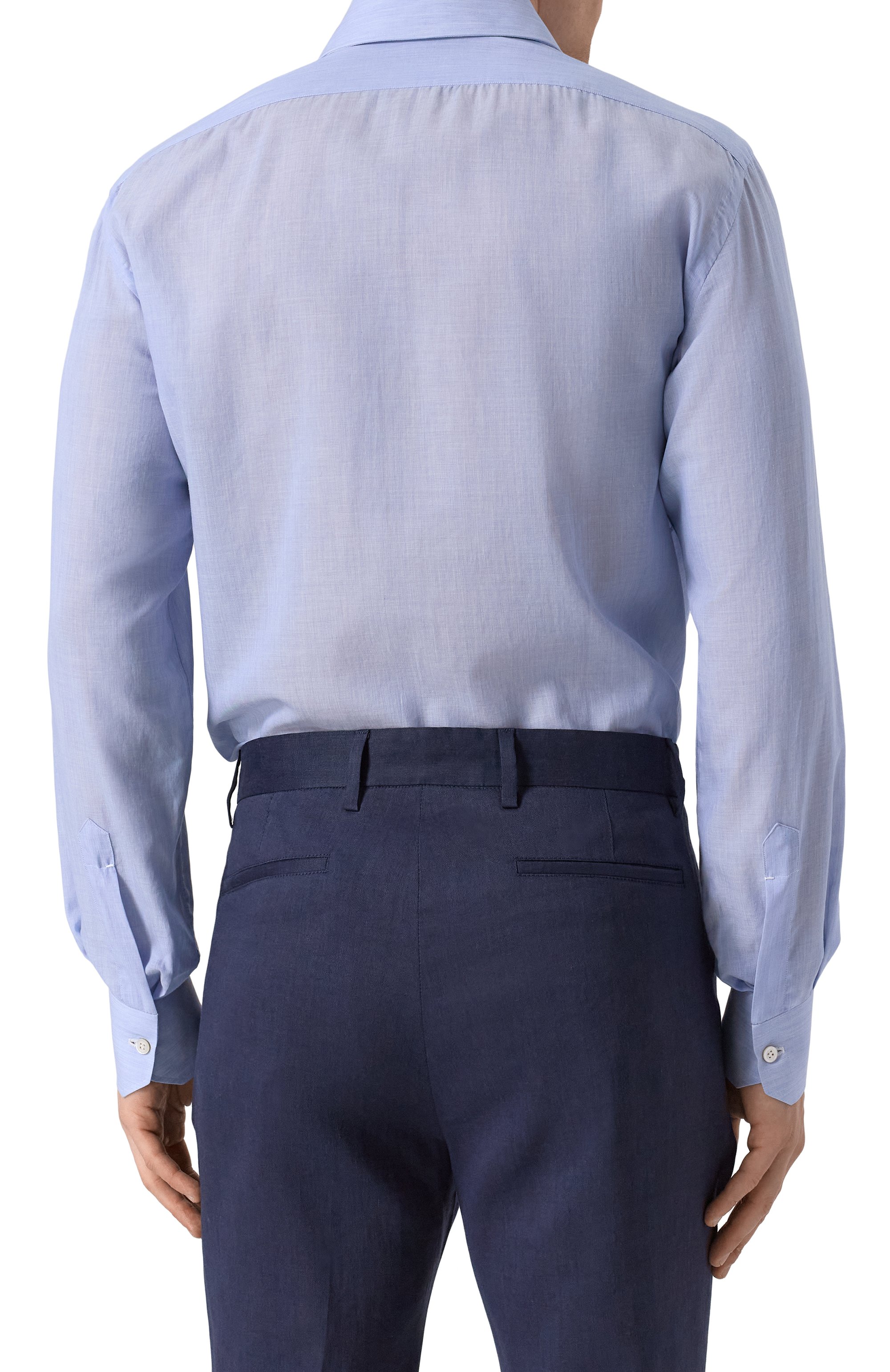 Хлопковая сорочка KITON, арт. UCIH0920402, фото 4