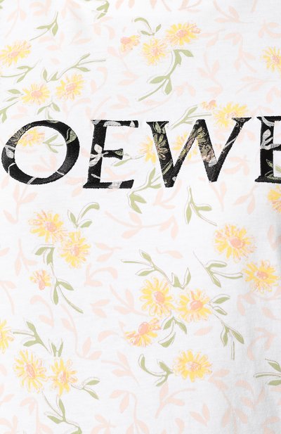 Хлопковая футболка LOEWE, арт. S540333XAR, фото 5