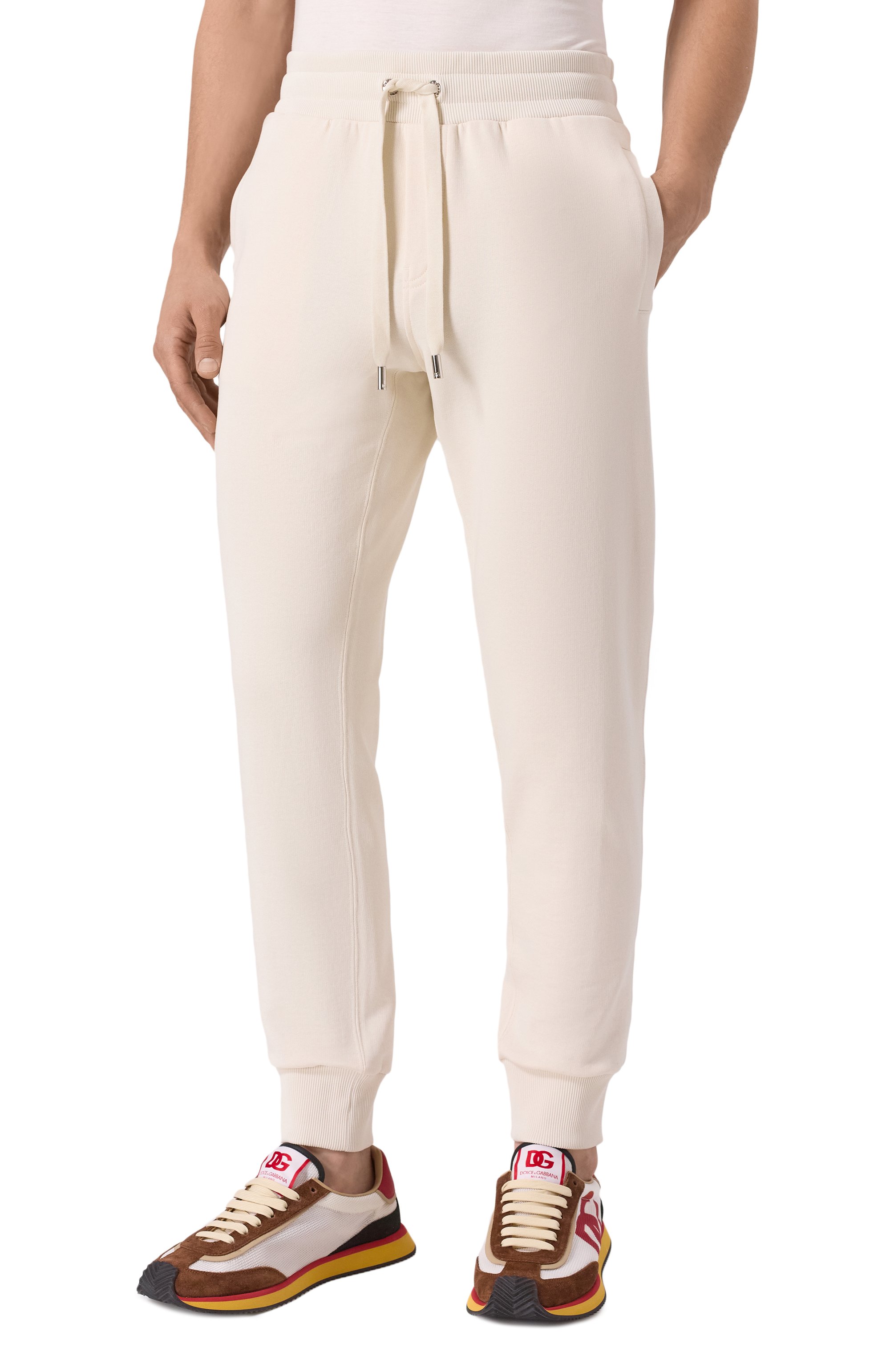 Хлопковые джоггеры DOLCE & GABBANA, арт. GP07TT/G7N7B, фото 3