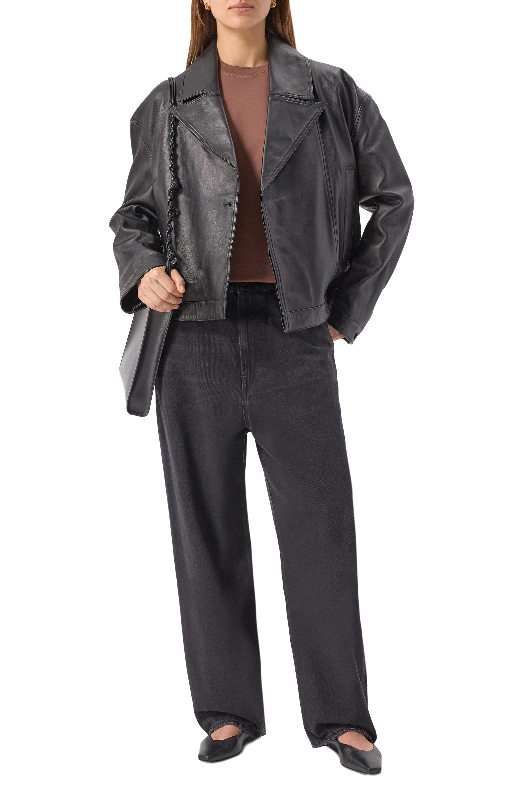 Кожаная куртка LOULOU DE SAISON, арт. KAIPAN, фото 2