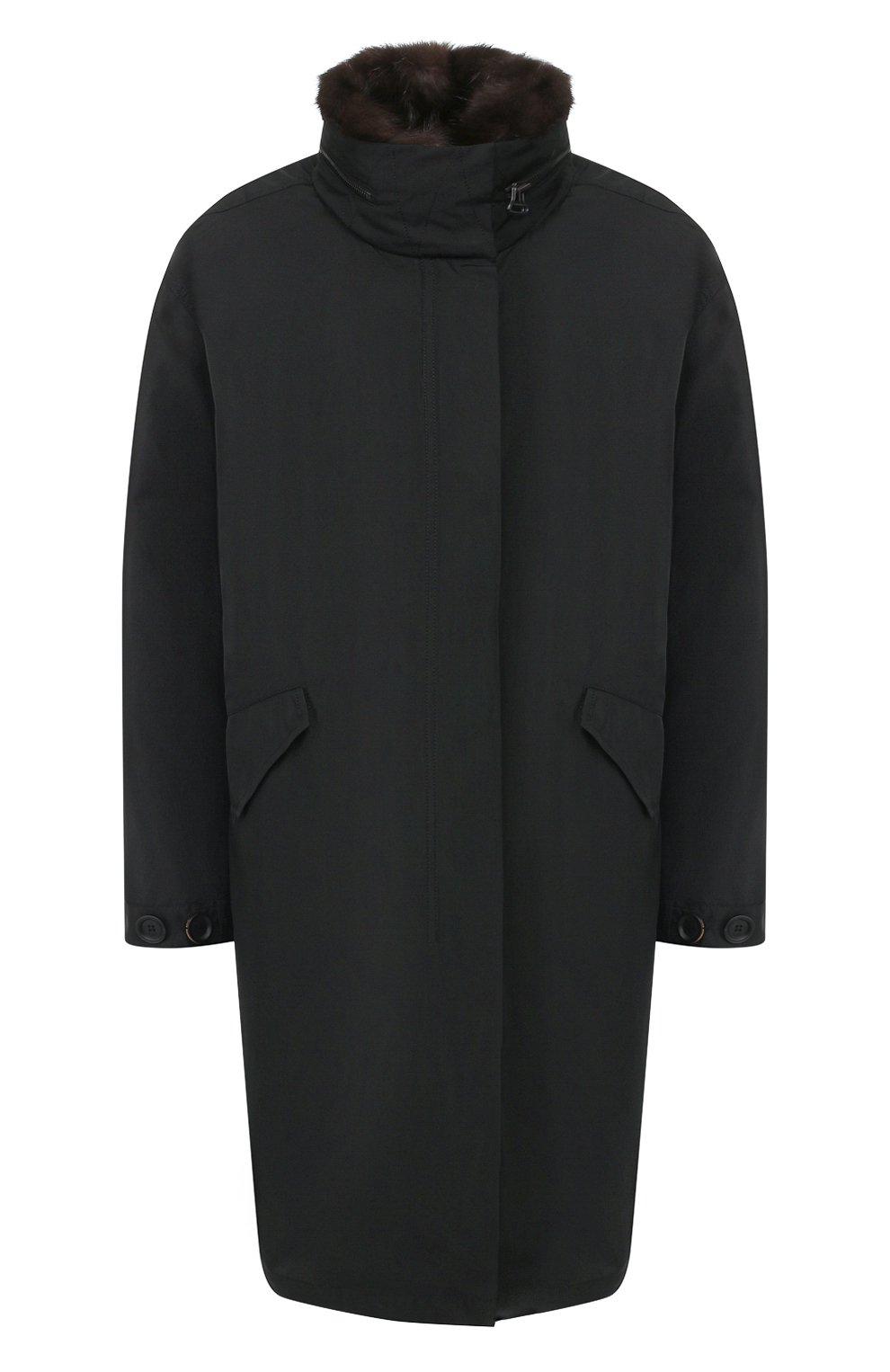 Парка с меховой подкладкой YVES SALOMON, арт. 9WYM49103ZIRV, фото 1