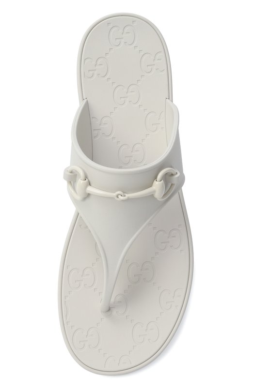 Резиновые шлепанцы Gucci 780306/J8700 Белый  780306/J8700 Фото 6