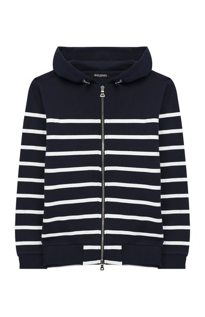 Хлопковый кардиган с капюшоном BALMAIN, арт. 6K4590/KX290/12-16, фото 1