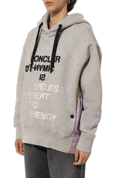 Хлопковое худи MONCLER GRENOBLE, арт. 8G000-11-899RH, фото 3