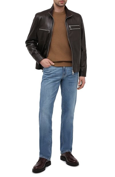 Кожаная куртка BRUNELLO CUCINELLI, арт. MPSAT1817, фото 2