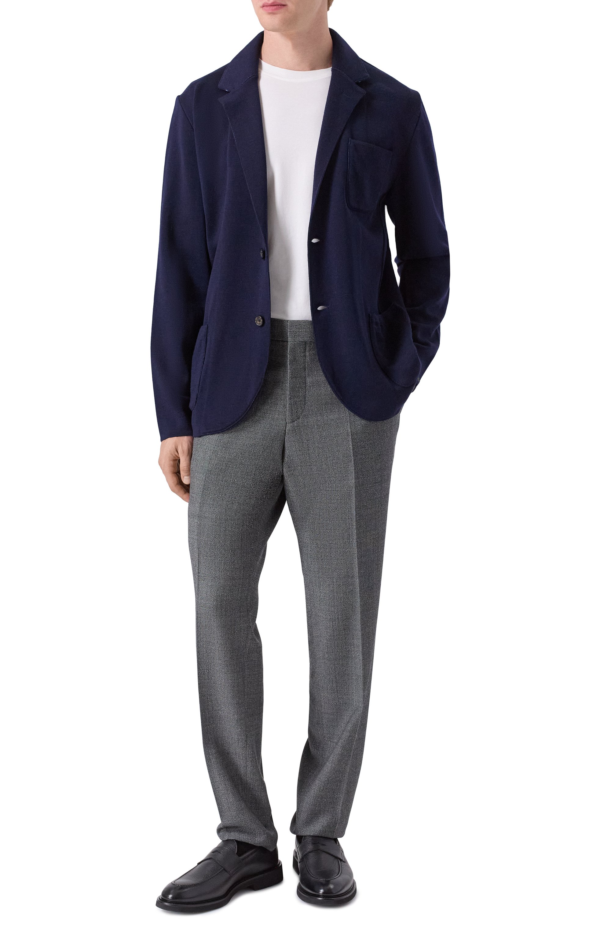 Шерстяные брюки BOSS, арт. 50551567, фото 2