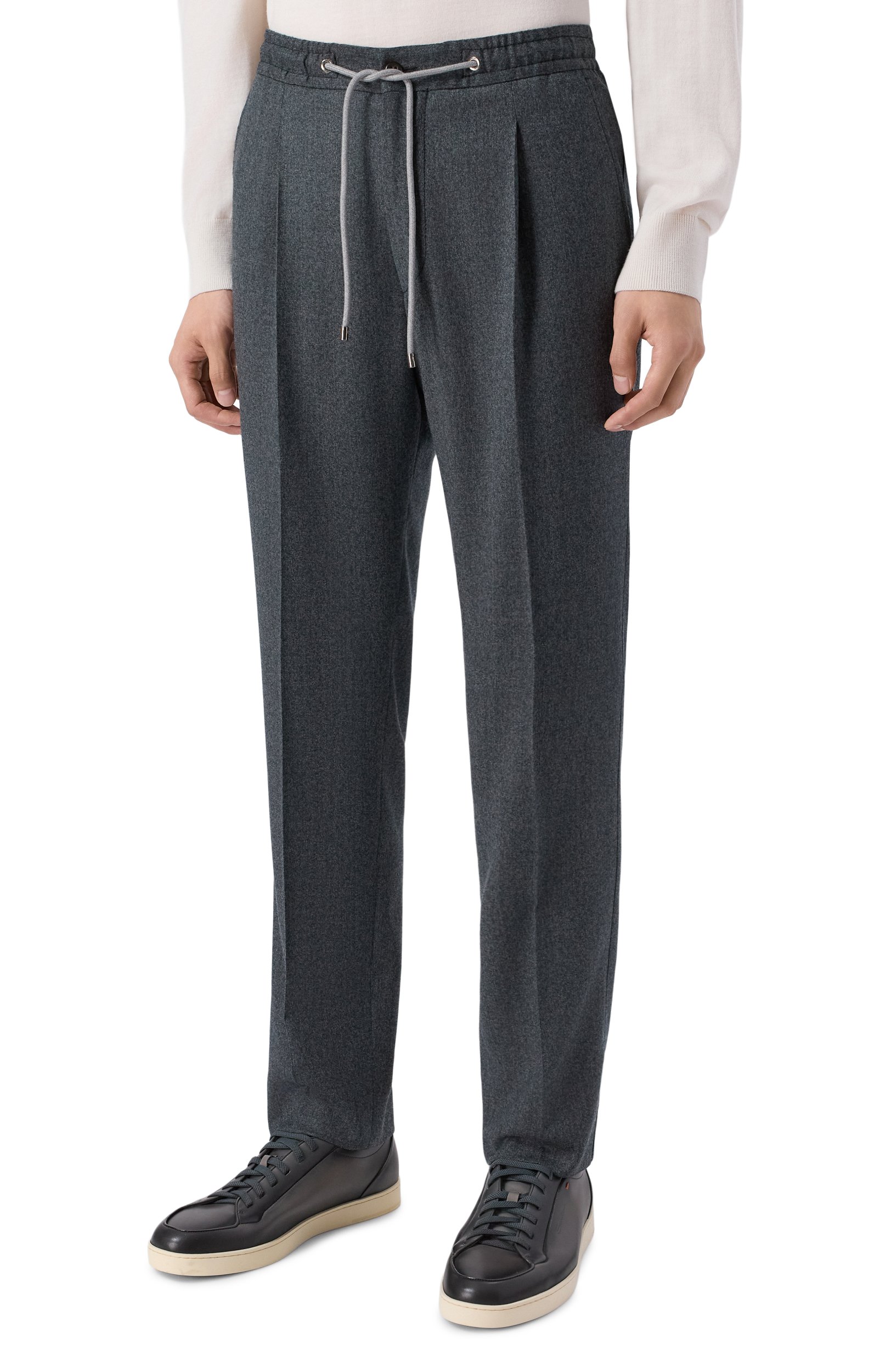 Шерстяной костюм CORNELIANI темно-серого цвета по цене 210500 руб., арт. 28X007/2A18400_SET, фото 4 Шерстяной костюм CORNELIANI, арт. 28X007/2A18400_SET, фото 4