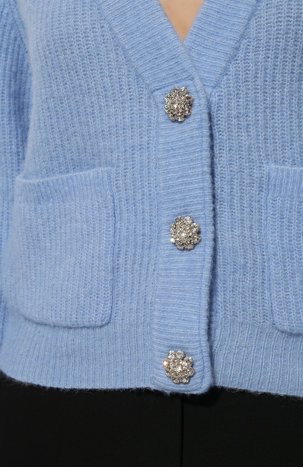 Кардиган GANNI голубого цвета по цене 35500 руб., арт. K1701, фото 5 Кардиган GANNI, арт. K1701, фото 5
