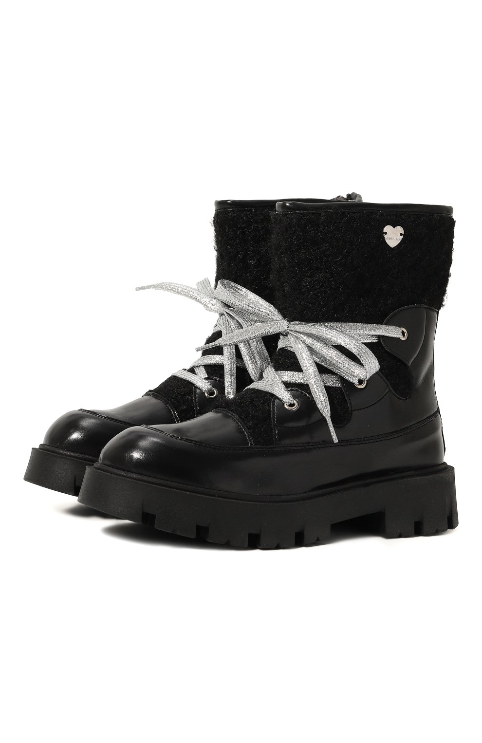 Кожаные сапоги MONNALISA, арт. 8CD017, фото 1