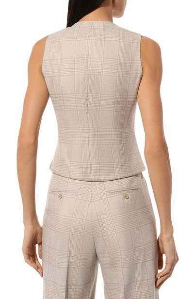 Жилет из шерсти и кашемира KITON, арт. D47456K0520E02, фото 4