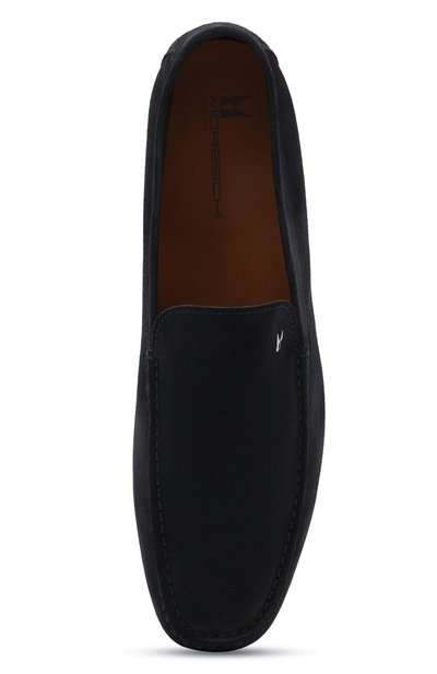 Замшевые мокасины MORESCHI темно-синего цвета по цене 47650 руб., арт. 43711/MY/CR0AZIA, фото 5 Замшевые мокасины MORESCHI, арт. 43711/MY/CR0AZIA, фото 5