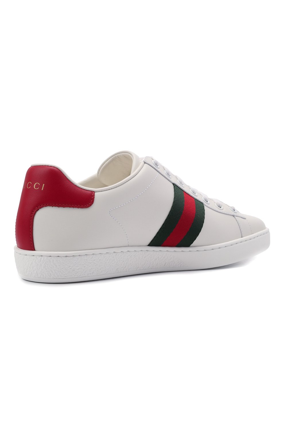 Кожаные кеды new ace GUCCI, арт. 664142/1XG60, фото 4