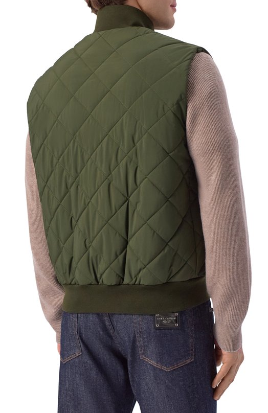 Утепленный жилет Loro Piana FAQ3158 Зелёный  FAQ3158 Фото 4