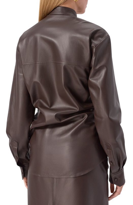 Кожаная рубашка Armarium ARMFWSH06/LE06 Коричневый  ARMFWSH06/LE06 Фото 4