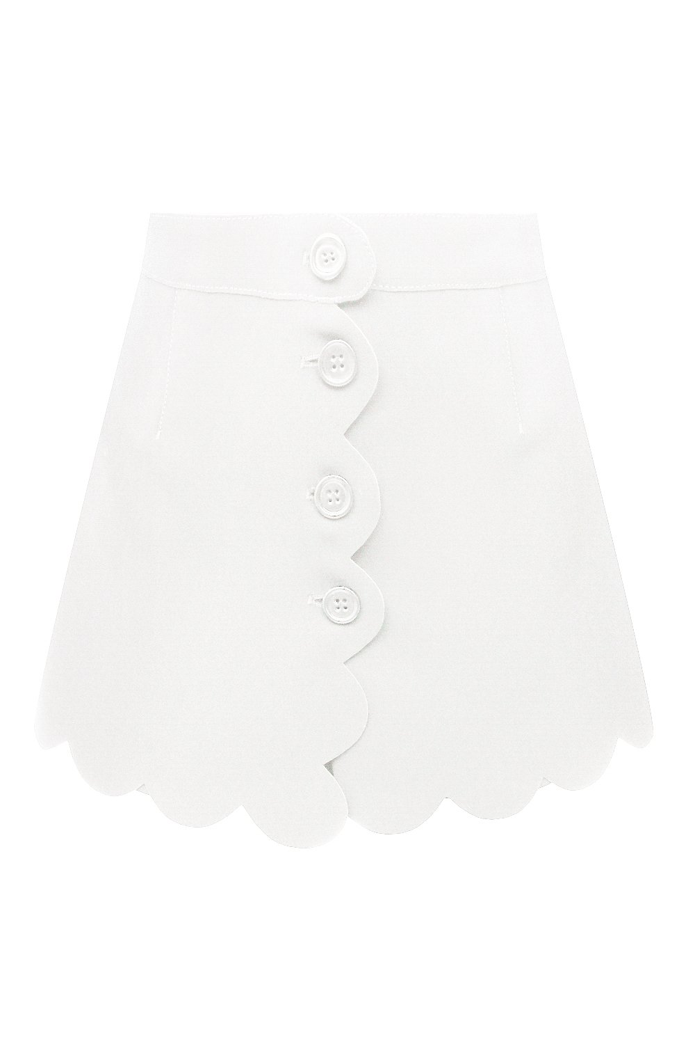 Юбка-шорты REDVALENTINO белого цвета по цене 39950 руб., арт. VR3RFE30/1FR, фото 1 Юбка-шорты REDVALENTINO, арт. VR3RFE30/1FR, фото 1