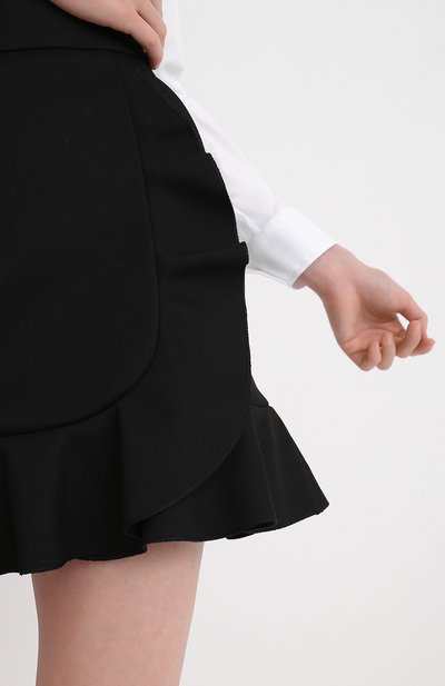 Юбка REDVALENTINO черного цвета по цене 26850 руб., арт. UR3RAE85/1Y1, фото 5 Юбка REDVALENTINO, арт. UR3RAE85/1Y1, фото 5