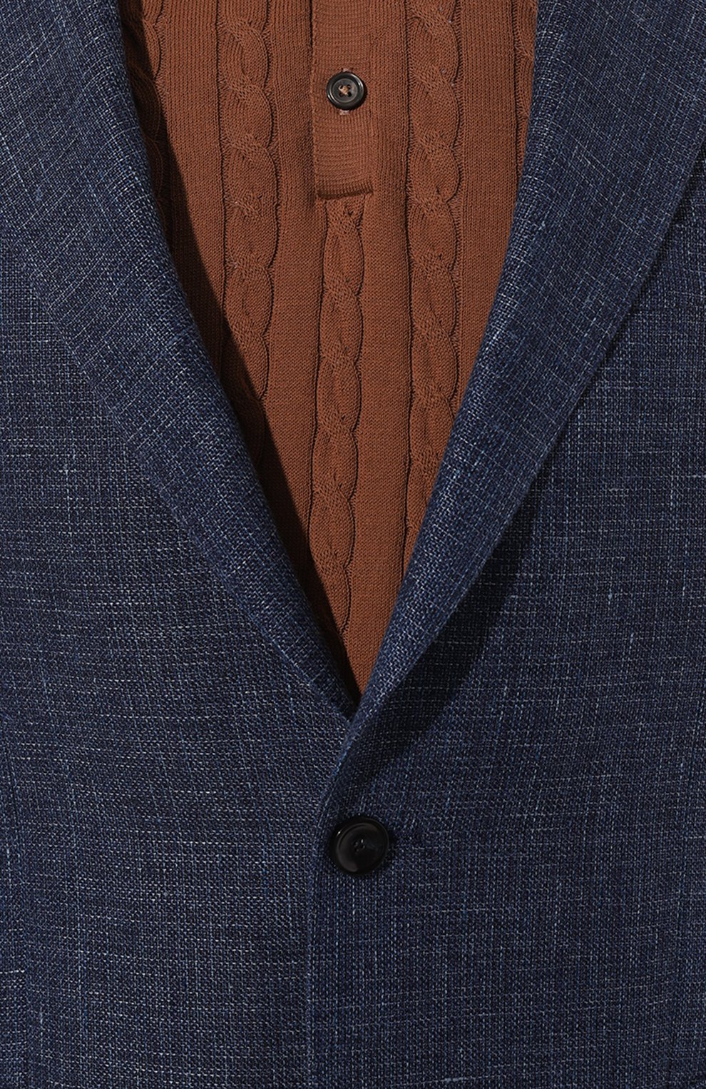 Пиджак из шерсти и льна SARTORIA LATORRE синего цвета по цене 84300 руб., арт. EF74/UF1253, фото 7 Пиджак из шерсти и льна SARTORIA LATORRE, арт. EF74/UF1253, фото 7