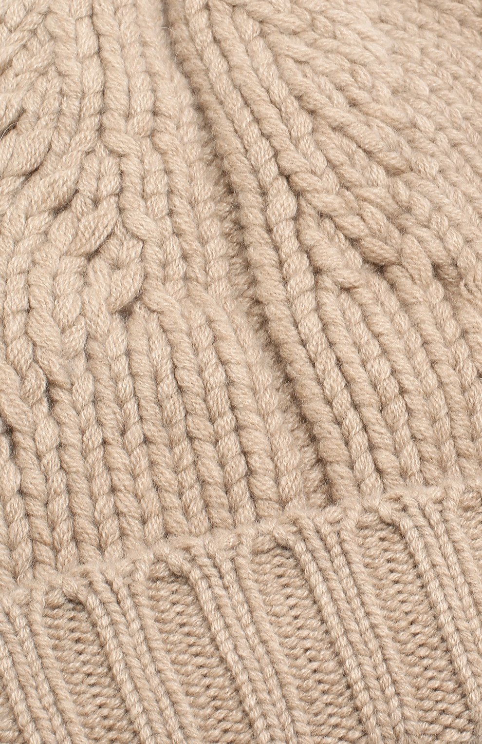 Кашемировая шапка фактурной вязки LORO PIANA, арт. FAG4443, фото 3