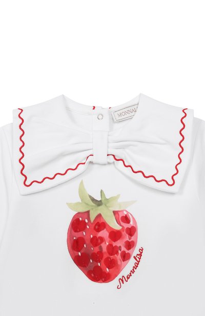 Хлопковый свитшот MONNALISA, арт. 39G615RU, фото 3