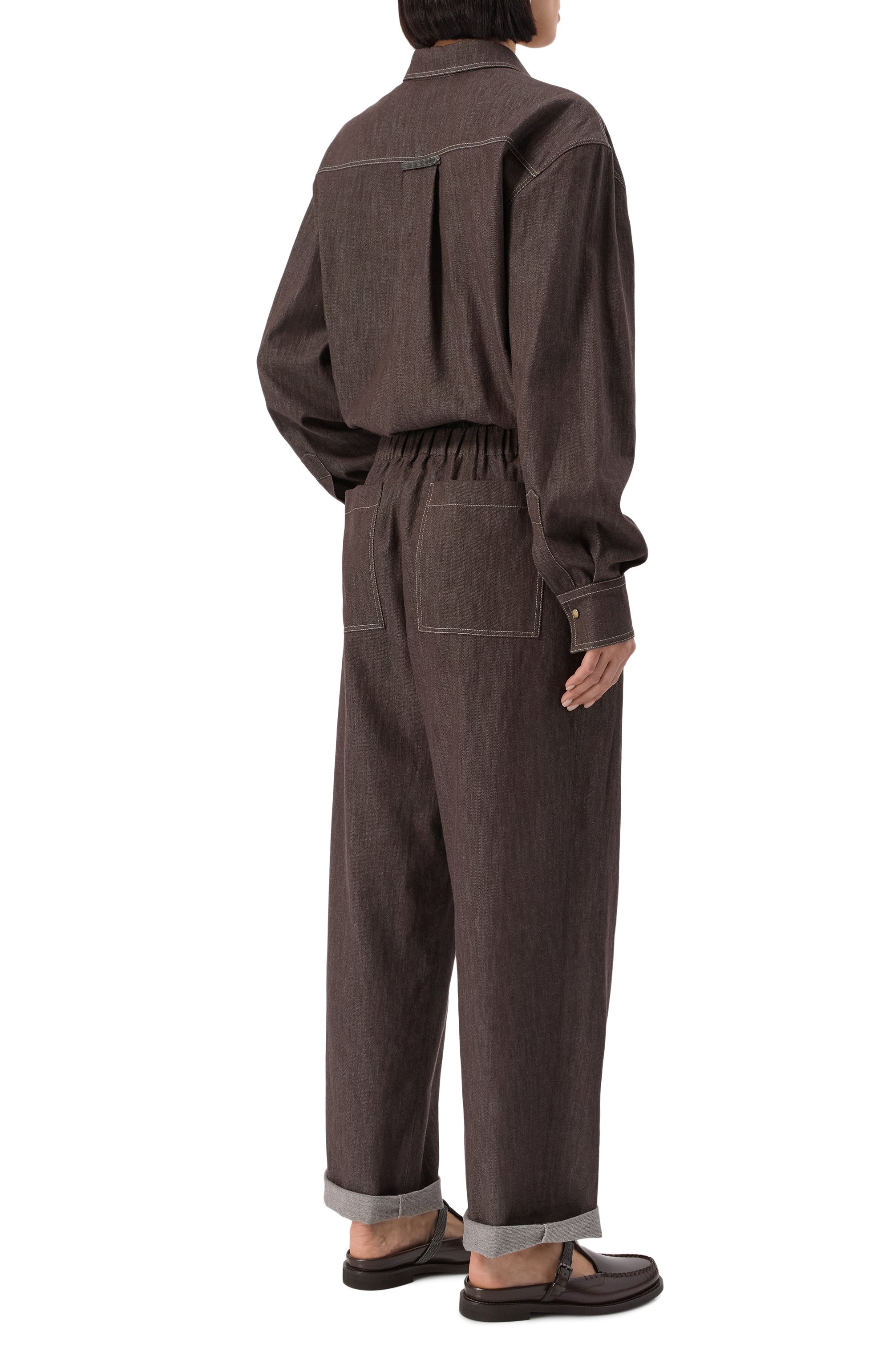 Джинсовый комбинезон BRUNELLO CUCINELLI, арт. MP792EB699, фото 4