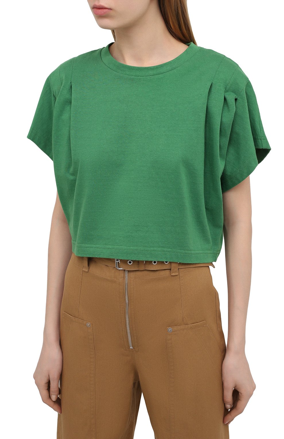 Хлопковая футболка ISABEL MARANT, арт. TS0779-21P027I/ZINALIA, фото 3